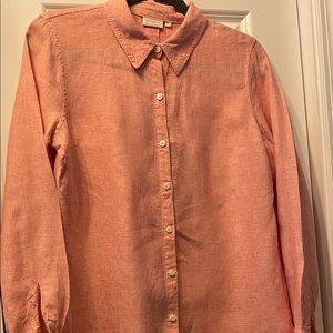 Spartina Pink Button-Up Shirt